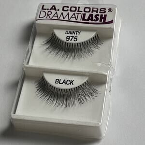 L.A.Colors Makeup Beauty DramatiLASH Dainty #975 False Black  Strip Eyelashes